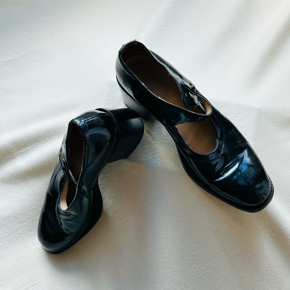 Freelance Mary Jane patent platform, size 41. (US 10.5)